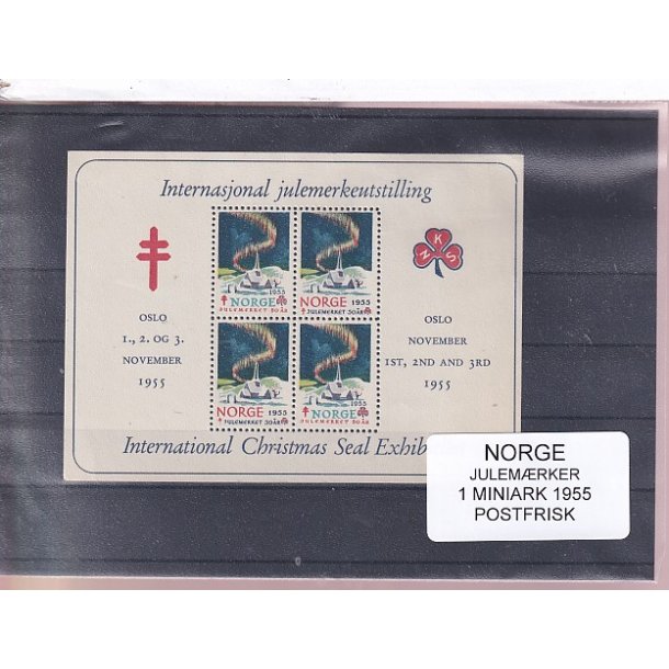 Norge - International Juleudstilling - 1955 - Postfrisk
