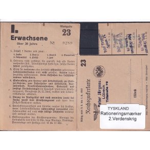 Tyskland - Rationeringsmrker - 2. Verdenskrig 