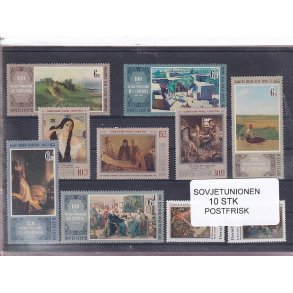 Sovjet Samling 10 stk. - Postfrisk