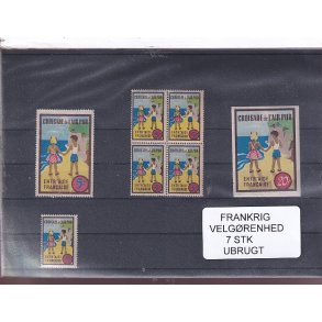 Frankrig - Velgrenhed - 7 Stk. - Ubrugt