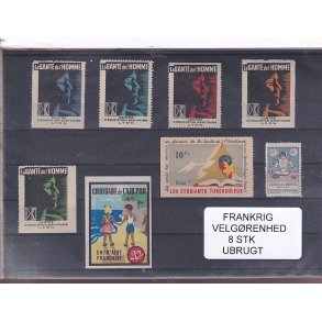 Frankrig - Velgrenhed 8 Stk. - Ubrugt