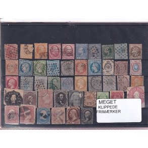 Meget Klippede Frimrker - Kmpe Katalogvrdi ??