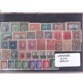 Ukaine - 39 Stk. - Ubrugt