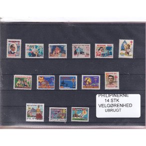 Philipinerne - Velgrenhed - 14 Stk. - Ubrugt