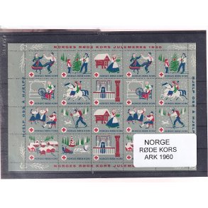 Norge - Rde kors Julemrkeark - 1960