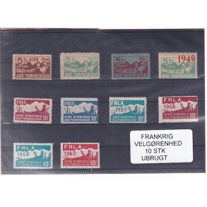 Frankrig - Velgrenhed - 10 Stk. - Ubrugt