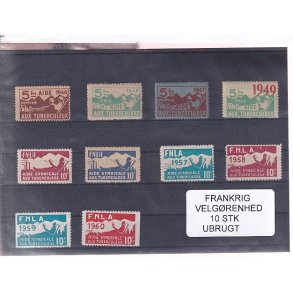 Frankrig - Velgrenhed - 10 Stk. - Ubrugt