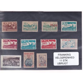 Frankrig - Velgrenhed - 11 Stk. - Ubrugt