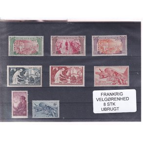 Frankrig - Velgrenhed - 8 Stk. - Postfrisk