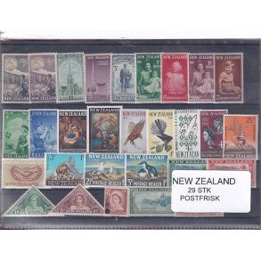 New Zealand Samling - 29 Stk. Postfrisk