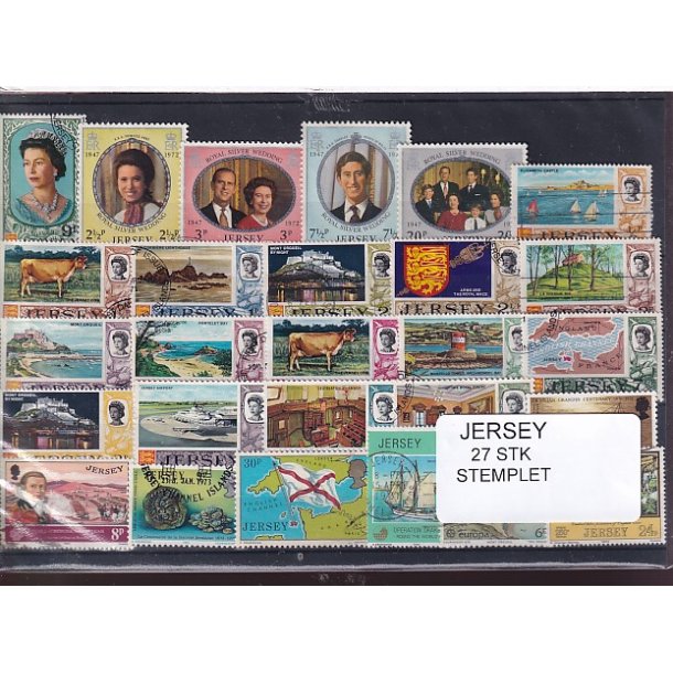 Jersey Samling - 27 stk. - Stemplet