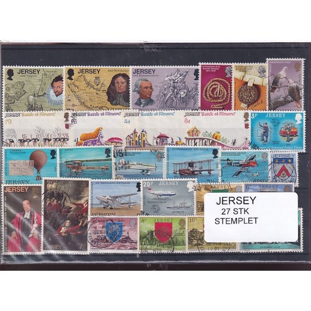 Jersey Samling - 27 stk. - Stemplet