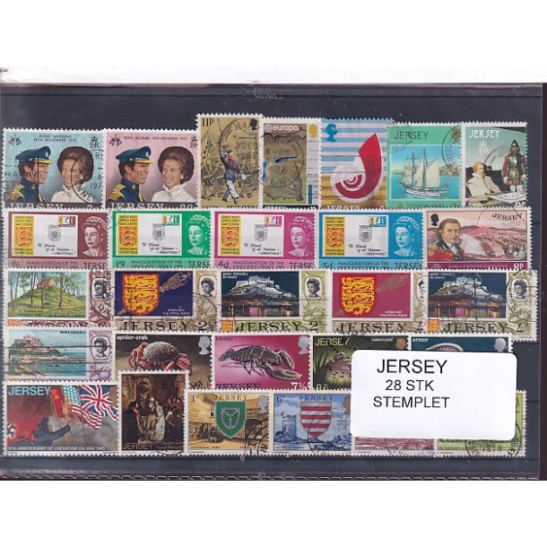 Jersey Samling - 28 stk. - Stemplet