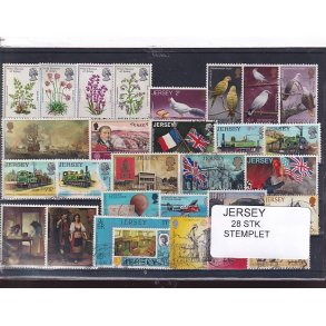 Jersey Samling - 28 stk. - Stemplet