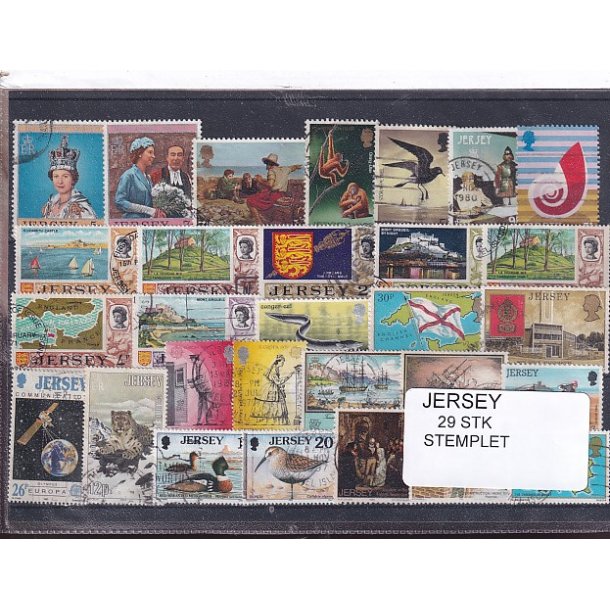 Jersey Samling - 29 stk. - Stemplet
