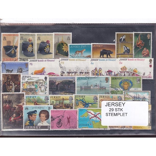 Jersey Samling - 29 stk. - Stemplet