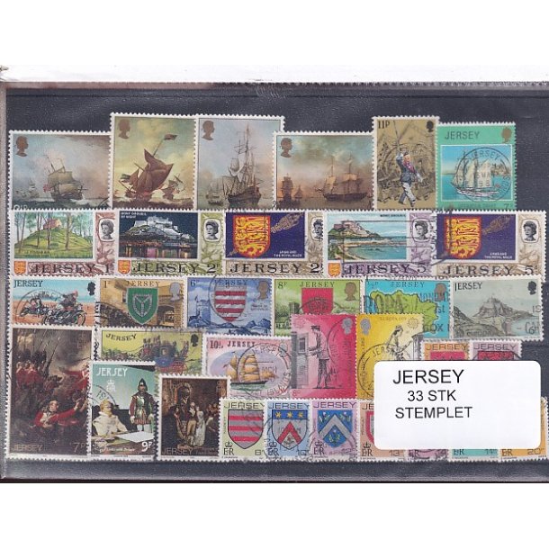Jersey Samling - 33 stk. - Stemplet
