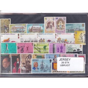 Jersey Samling - 26 stk. - Ustemplet