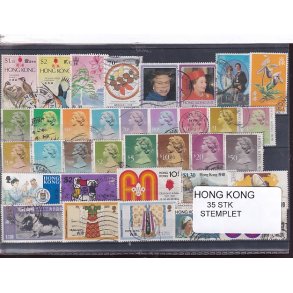 Hong Kong Samling - 35 forskellige Stemplet
