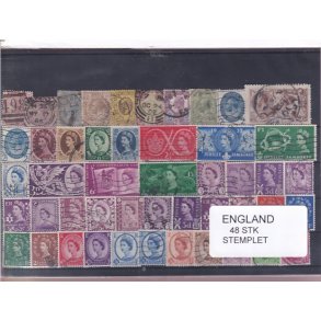 England - 48 Stk. -  Stemplet