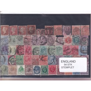 England - 54 Stk. -  Stemplet