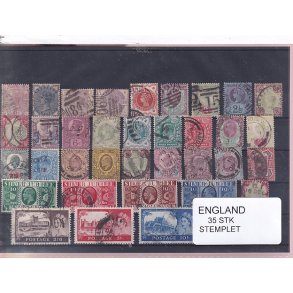 England - 35 Stk. -  Stemplet