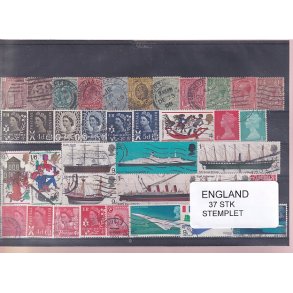England - 37 Stk. -  Stemplet