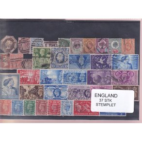 England - 37 Stk. -  Stemplet