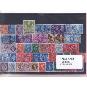 England - 39 Stk. -  Stemplet