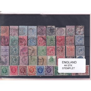 England - 44 Stk. -  Stemplet