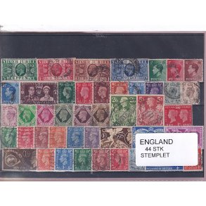 England - 44 Stk. -  Stemplet