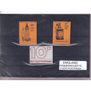 England - Frimrkehfte - 3 Stk. Postfrisk