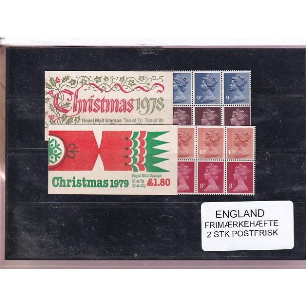 England - Frimrkehfte - 2 Stk. Postfrisk