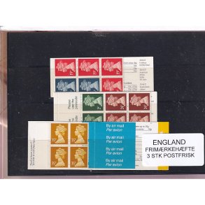  England - Frimrkehfte - 3 Stk. Postfrisk