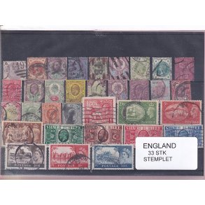 England - 33 Stk. -  Stemplet
