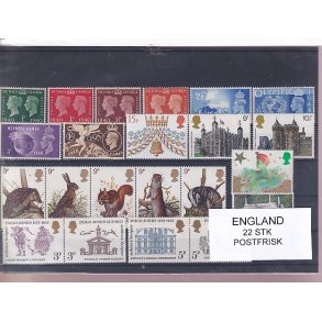 England Samling - 22 Stk.  - Postfrisk
