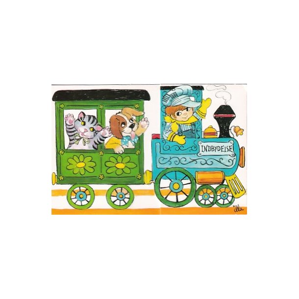 Illa - Foldeudkort - Indbydelseskort - Stender 111 oo5 163