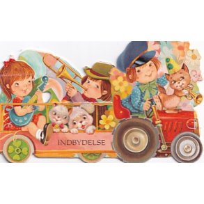 Invitationskort - Foldeudkort