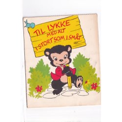 Til Lykke - Foldeudkort