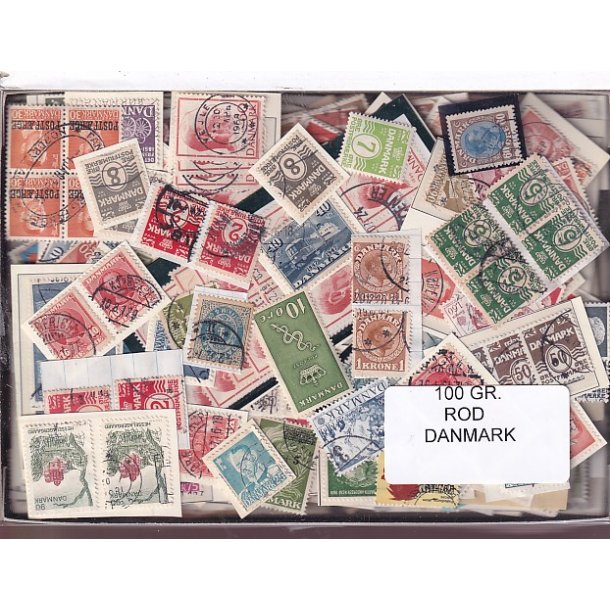 Danmark 100 g. ROD. - Hjemkommet  15 - 11 - 2025
