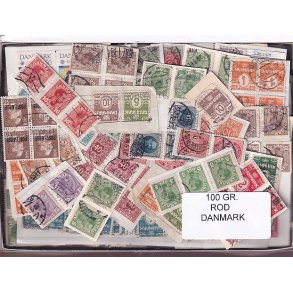 Danmark 100 g. ROD. - Hjemkommet  15 - 11 - 2025