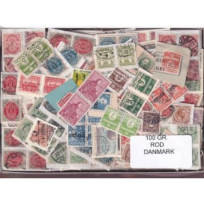 Danmark 100 g. ROD. - Hjemkommet  15 - 11 - 2025
