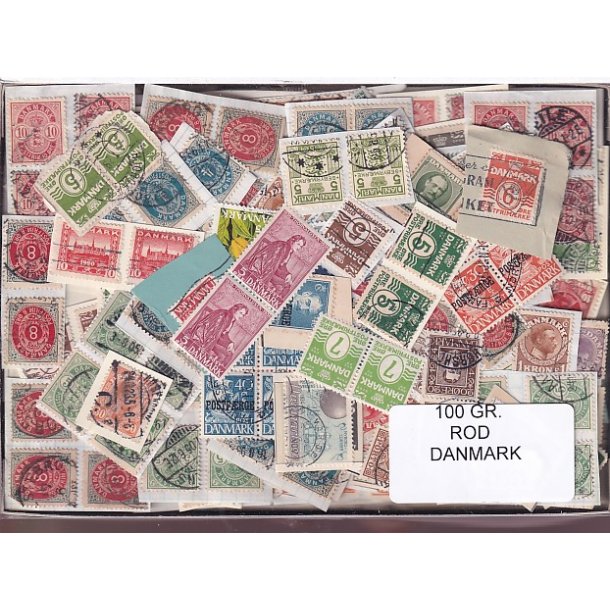 Danmark 100 g. ROD. - Hjemkommet  15 - 11 - 2025