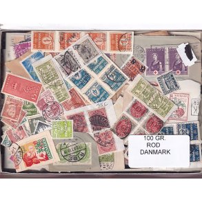 Danmark 100 g. ROD. - Hjemkommet  15 - 11 - 2025