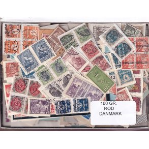Danmark 100 g. ROD. - Hjemkommet  15 - 11 - 2025