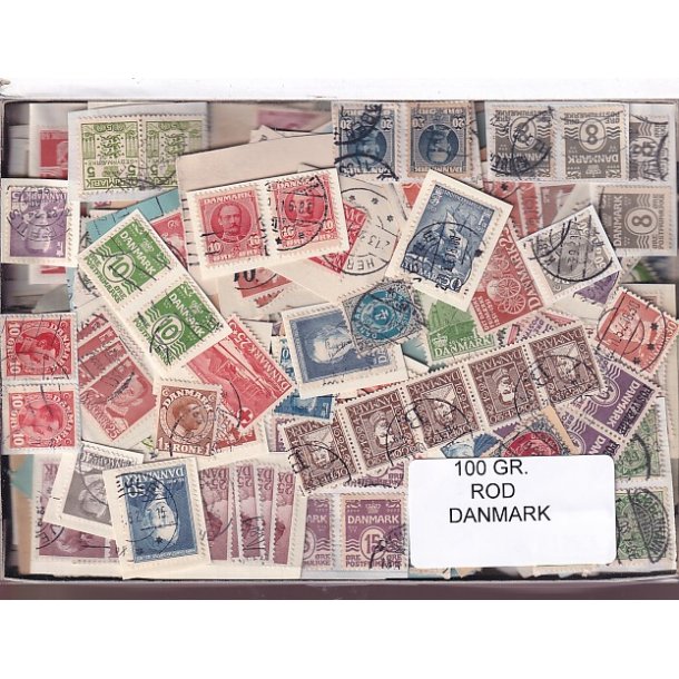 Danmark 100 g. ROD. - Hjemkommet  15 - 11 - 2025