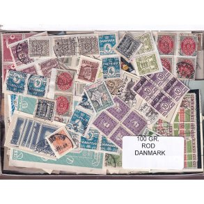 Danmark 100 g. ROD. - Hjemkommet  15 - 11 - 2025