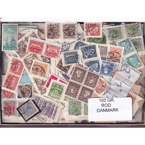 Danmark 100 g. ROD. - Hjemkommet  15 - 11 - 2025