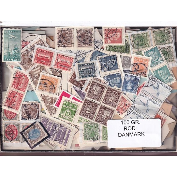Danmark 100 g. ROD. - Hjemkommet  15 - 11 - 2025