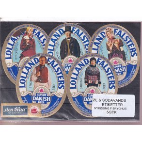 �l og Sodavands Etiketter - Nyk�bing F. Bryghus - 3 Stk.
